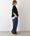 IN THE MARKET｜袖フリルBIGプリントTシャツ [[30033162]][C]