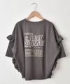 IN THE MARKET｜袖フリルBIGプリントTシャツ [[30033162]][C]