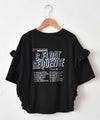 IN THE MARKET｜袖フリルBIGプリントTシャツ [[30033162]][C]