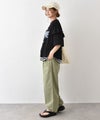 IN THE MARKET｜袖フリルBIGプリントTシャツ [[10033162]][C]