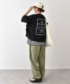IN THE MARKET｜袖フリルBIGプリントTシャツ [[10033162]][C]