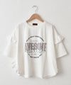 IN THE MARKET｜袖フリルBIGプリントTシャツ [[10033162]][C]