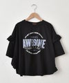 IN THE MARKET｜袖フリルBIGプリントTシャツ [[10033162]][C]