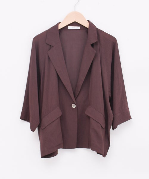Wrapin nine9 完売品黒サイドスリットオーバーサイズコートジャケット Wrapin nine9（ラッピンナイン） | ma28 ONLINE STORE