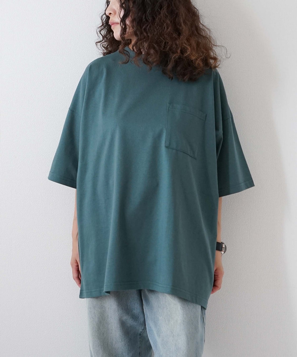  Goodwear｜吸水速乾ポケット付き SUPER BIG TEE [[2W7-15227]][D]