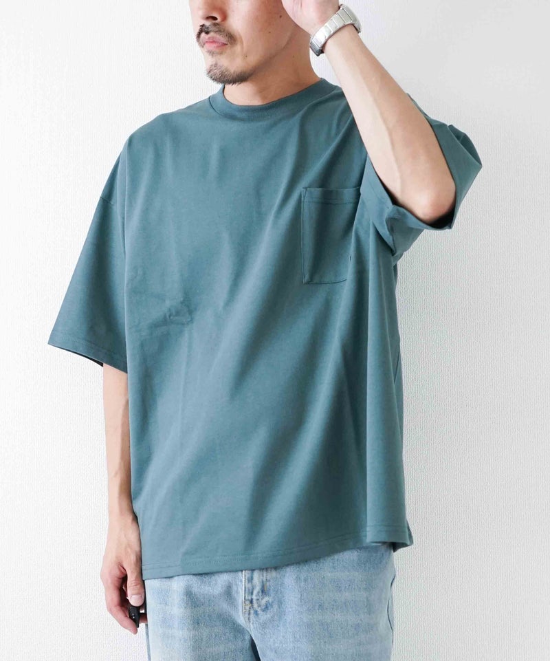  Goodwear｜吸水速乾ポケット付き SUPER BIG TEE [[2W7-15227]][D]