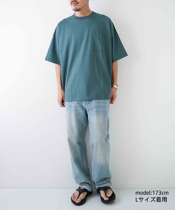  Goodwear｜吸水速乾ポケット付き SUPER BIG TEE [[2W7-15227]][D]