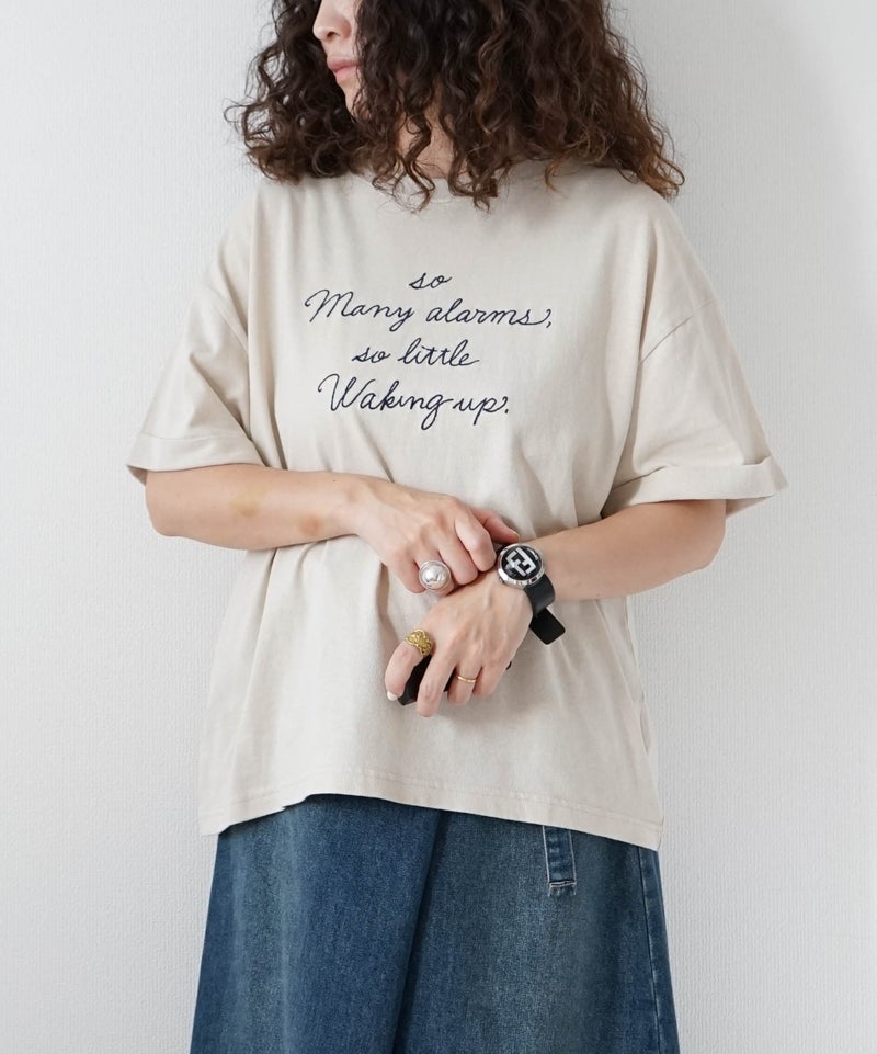  day standard｜袖ロールスヌーズTee [[862328]][D]