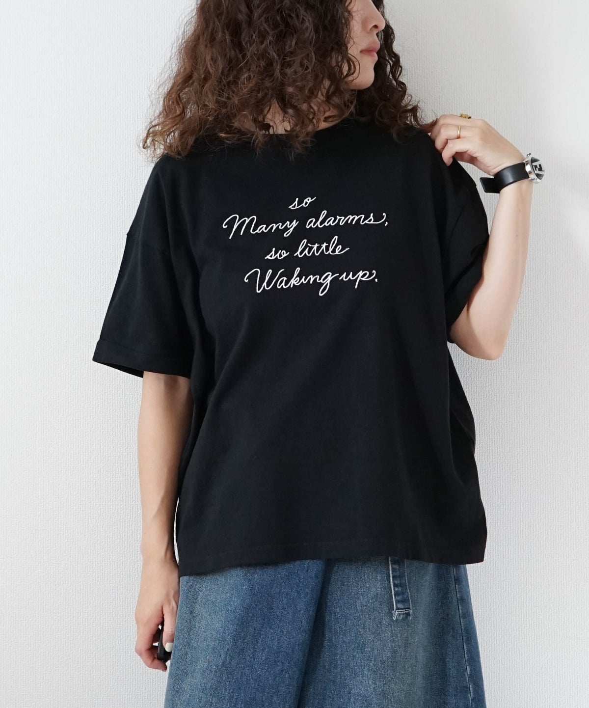  day standard｜袖ロールスヌーズTee [[862328]][D]