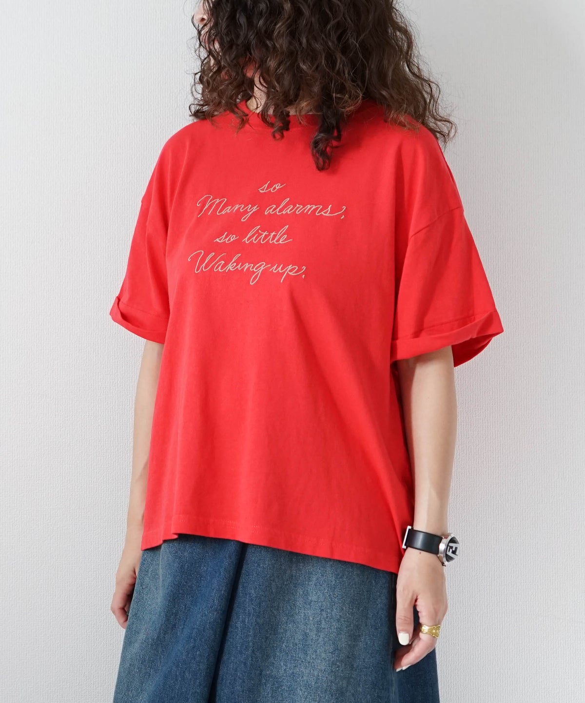  day standard｜袖ロールスヌーズTee [[862328]][D]