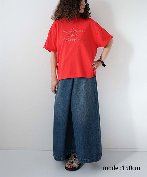  day standard｜袖ロールスヌーズTee [[862328]][D]