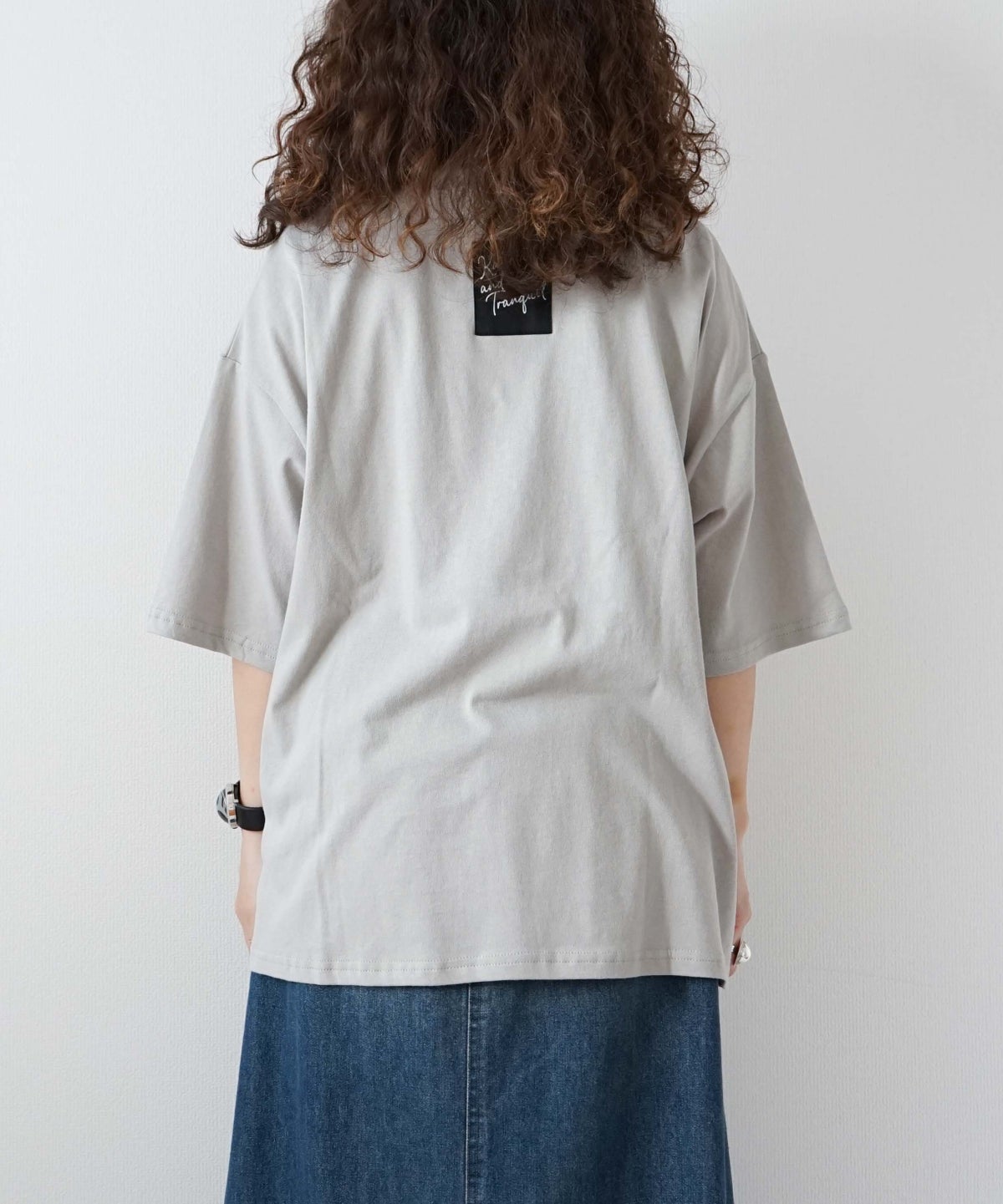  KAKELA & TRANQUIL｜カレッジTiger刺繍クルーT [[12604-484-10]][D]