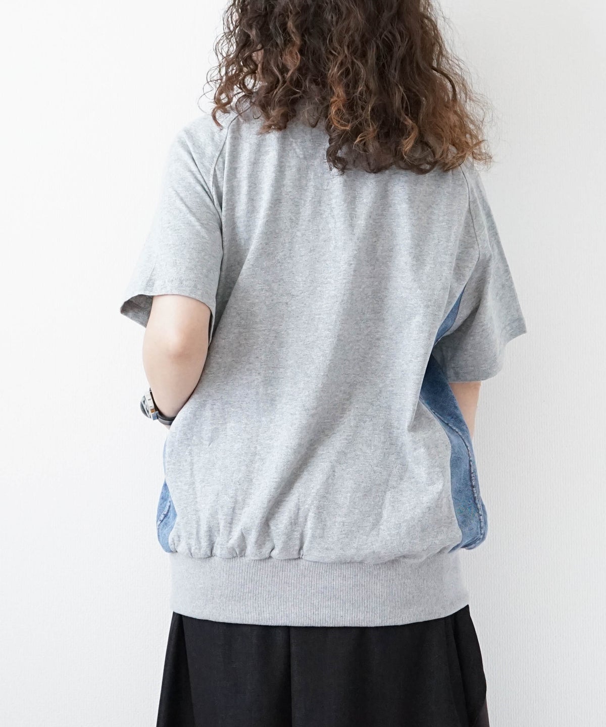 day standard｜デニム切替えプルオーバー [[10-01-47863]][D]