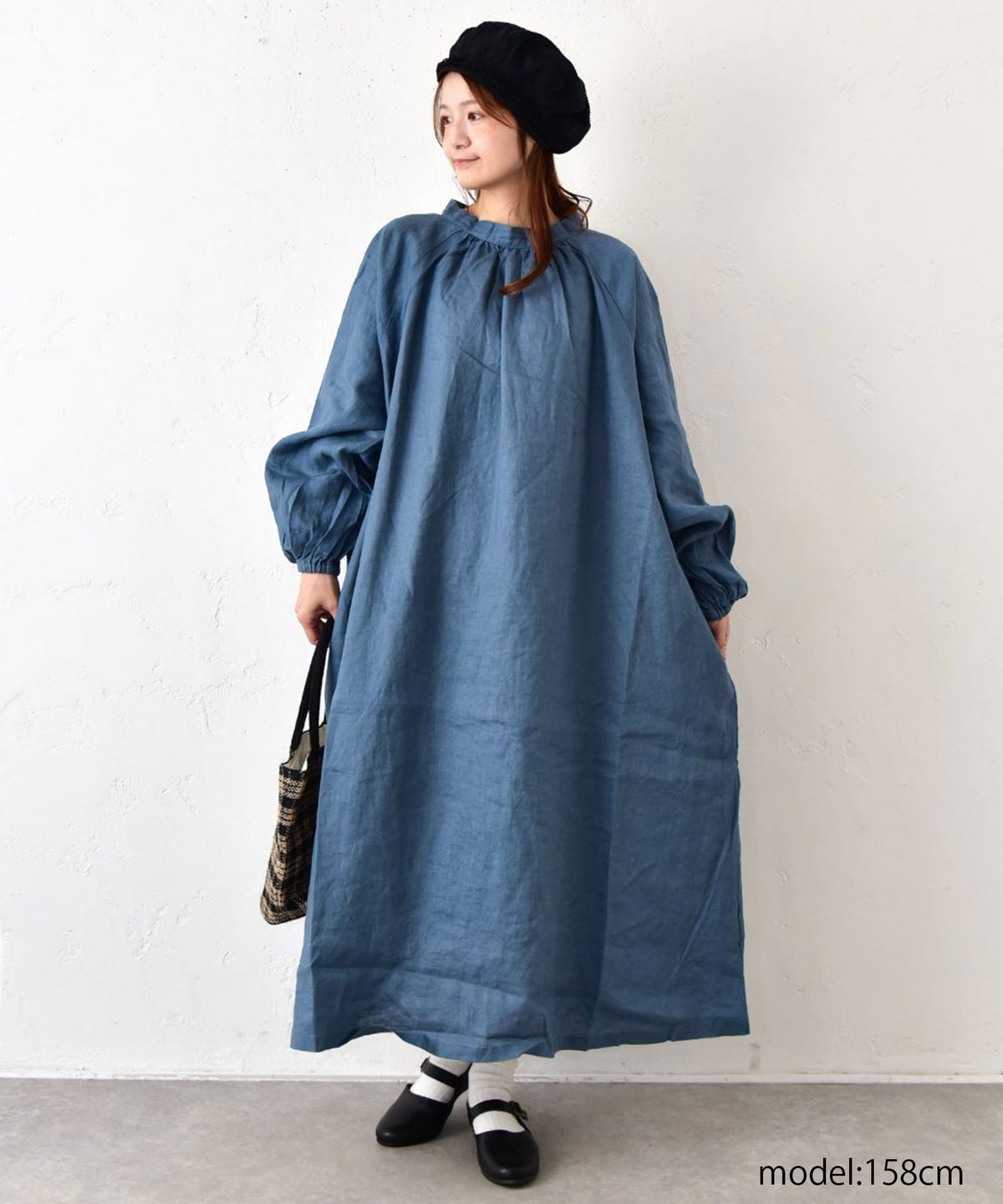 08Mab｜袖ゴムボリュームスリーブワンピース [[CF-226MA08101]][C]