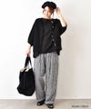 No18｜チェックシャーリングワイドボールパンツ [[CE1PT231008X]][C]