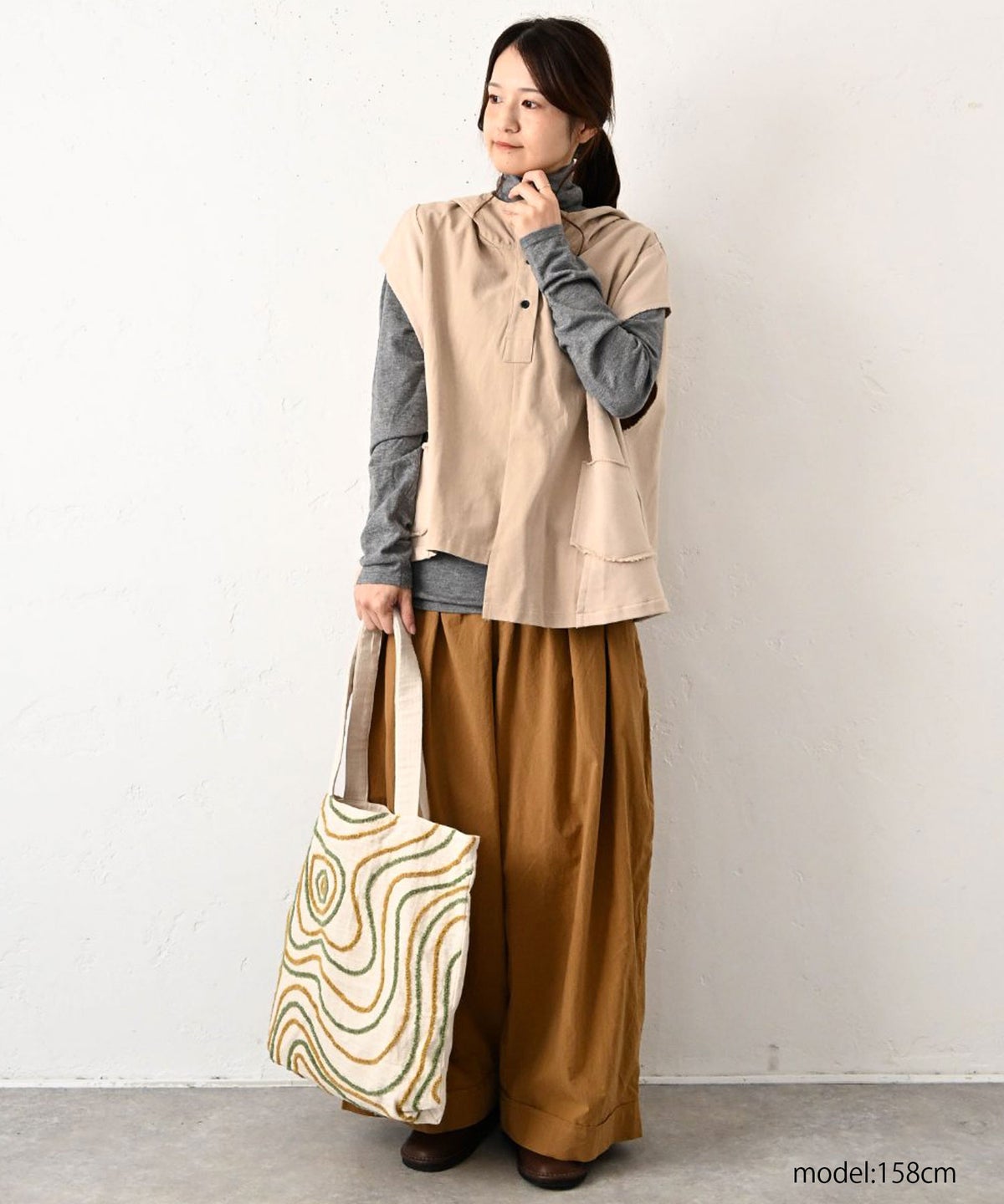 hagumu｜切替ノースリーブプルオーバー [[66361091]][C]