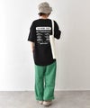 IN THE MARKET｜裾ラウンドプリントTシャツ [[83015162]][C]