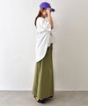 IN THE MARKET｜裾ラウンドプリントTシャツ [[83015162]][C]