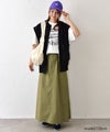 IN THE MARKET｜裾ラウンドプリントTシャツ [[83015162]][C]
