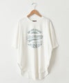 IN THE MARKET｜裾ラウンドプリントTシャツ [[83015162]][C]