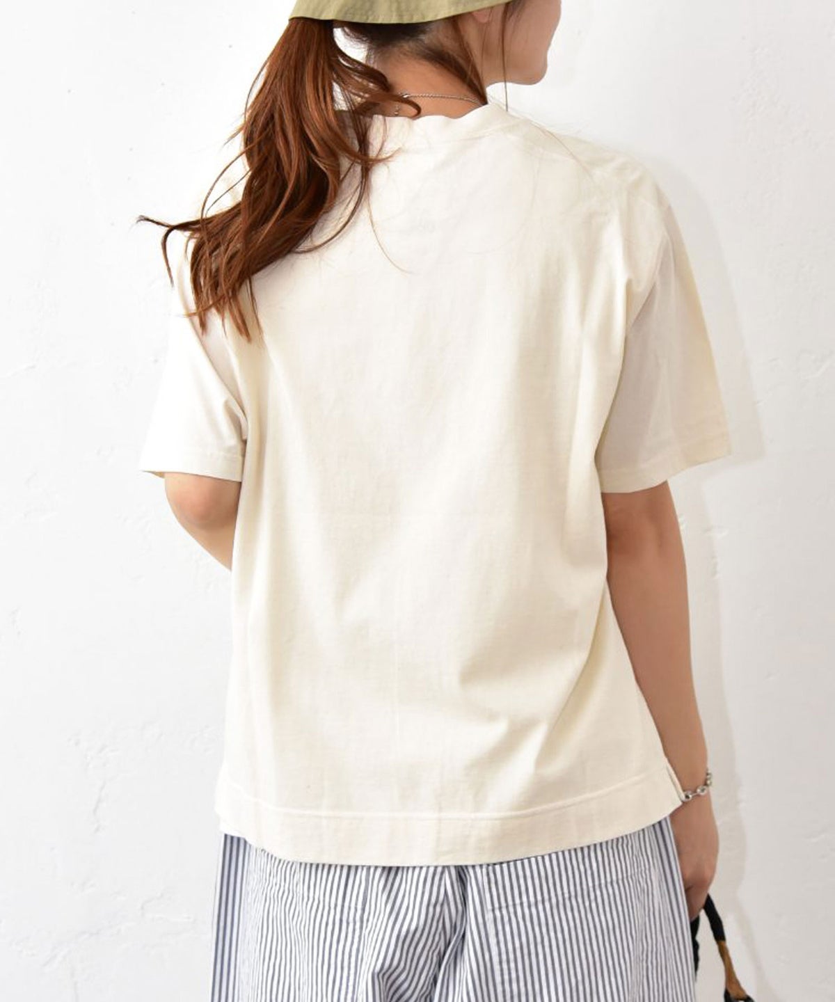 NATURAL LAUNDRY｜カラー天竺デンシャープリント半袖Tee [[7267C-001]][C]