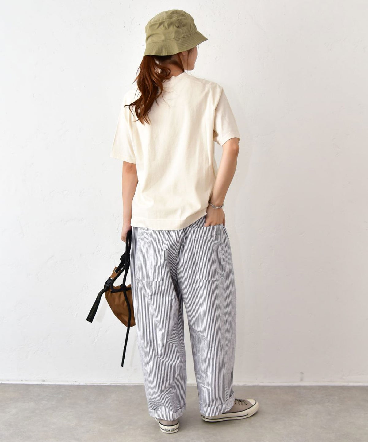 NATURAL LAUNDRY｜カラー天竺デンシャープリント半袖Tee [[7267C-001]][C]