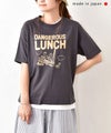 NATURAL LAUNDRY｜カラー天竺デンシャープリント半袖Tee [[7267C-001]][C]
