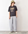 NATURAL LAUNDRY｜カラー天竺デンシャープリント半袖Tee [[7267C-001]][C]