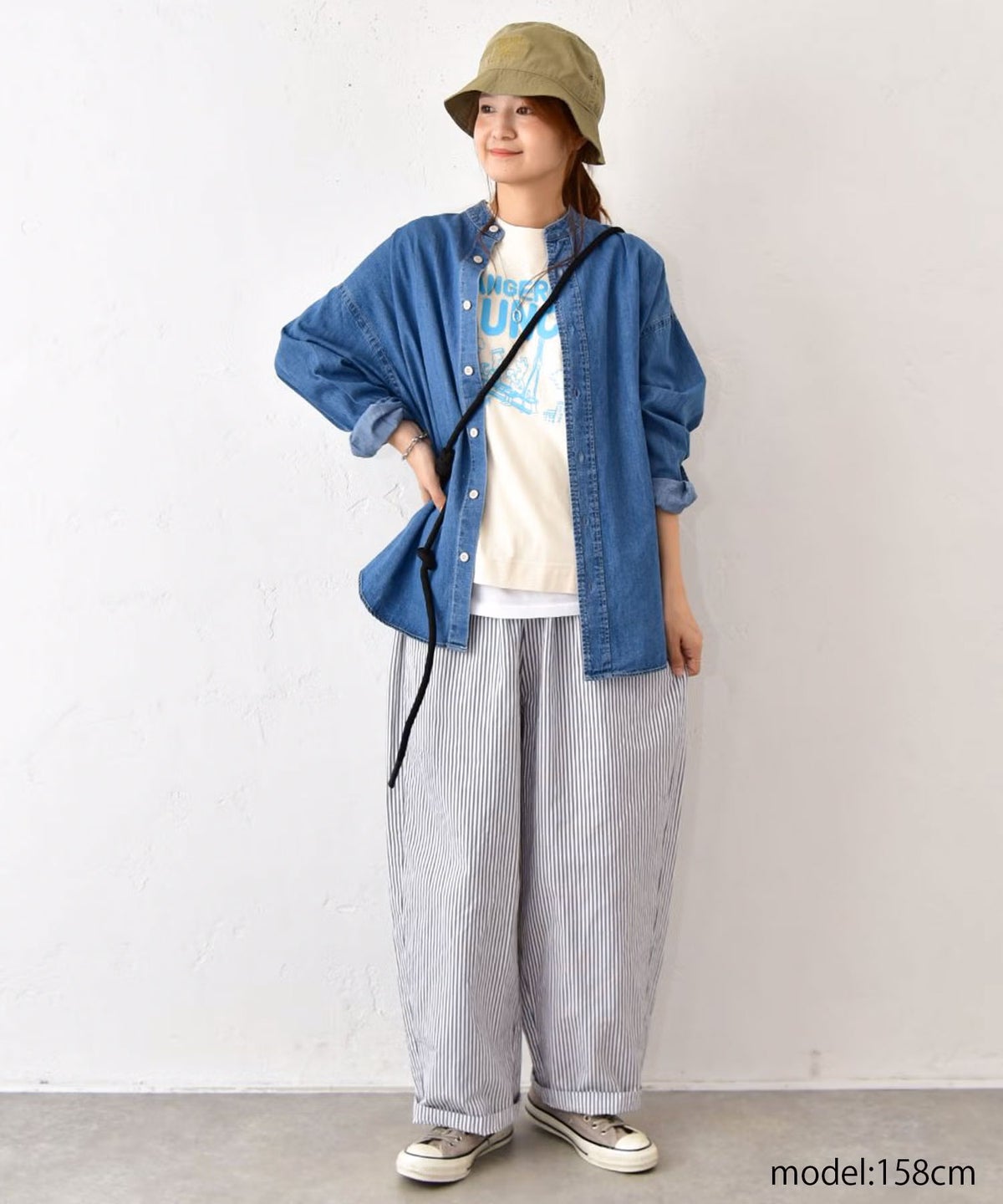 NATURAL LAUNDRY｜カラー天竺デンシャープリント半袖Tee [[7267C-001]][C]