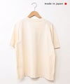  NATURAL LAUNDRY｜カラー天竺デンシャープリント半袖Tee [[7267C-001]][C]