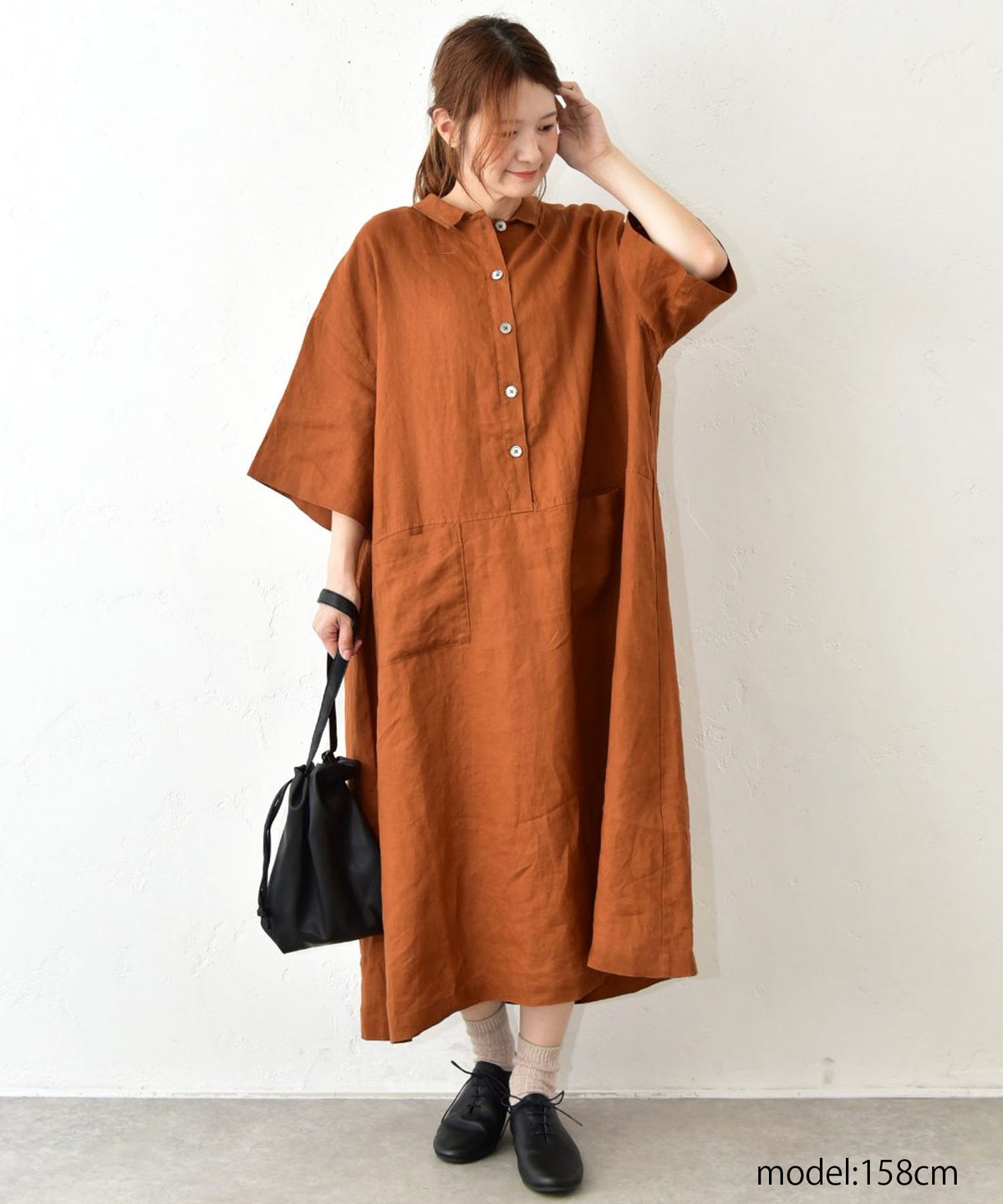  HEAVENLY｜Linen Polosollar 6/S OP [[2637012]][C]