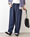  sloe｜5.5oz綿麻デニムゆるパンツ [[4804509]][C]