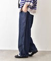  sloe｜5.5oz綿麻デニムゆるパンツ [[4804509]][C]