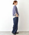  sloe｜5.5oz綿麻デニムゆるパンツ [[4804509]][C]