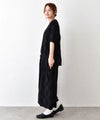sloe｜綿麻大ドットジャガードガウチョパンツ [[5801388]][C]