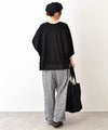  sloe｜綿麻ニット前後2WAYドルマン5分袖カーデ [[4101843]][C]