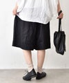 mizuiro ind｜リネンワイドハーフパンツ [[2-260106]][C]