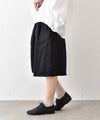 mizuiro ind｜リネンワイドハーフパンツ [[2-260106]][C]