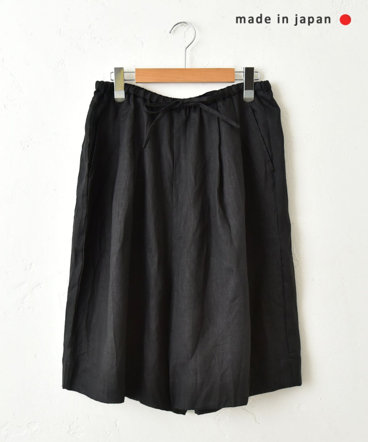 mizuiro ind｜リネンワイドハーフパンツ [[2-260106]][C]
