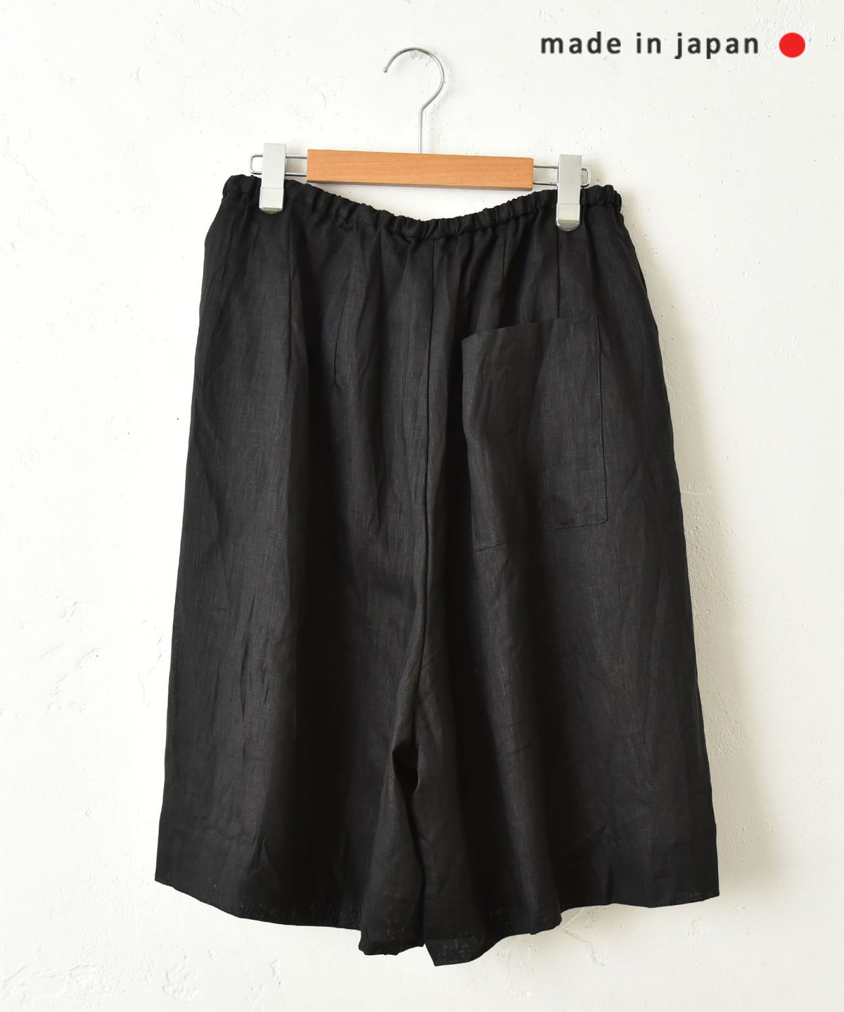 mizuiro ind｜リネンワイドハーフパンツ [[2-260106]][C]