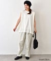 08Mab｜リネンカットソータックノースリーブTEE [[CF-526HF1471]][C]