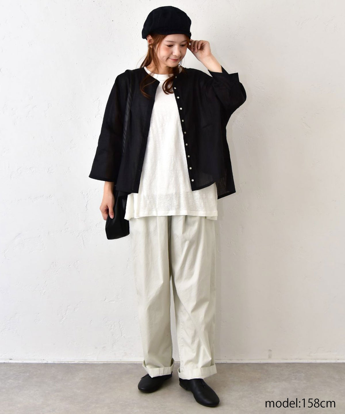 08Mab｜リネンカットソータックノースリーブTEE [[CF-526HF1471]][C]