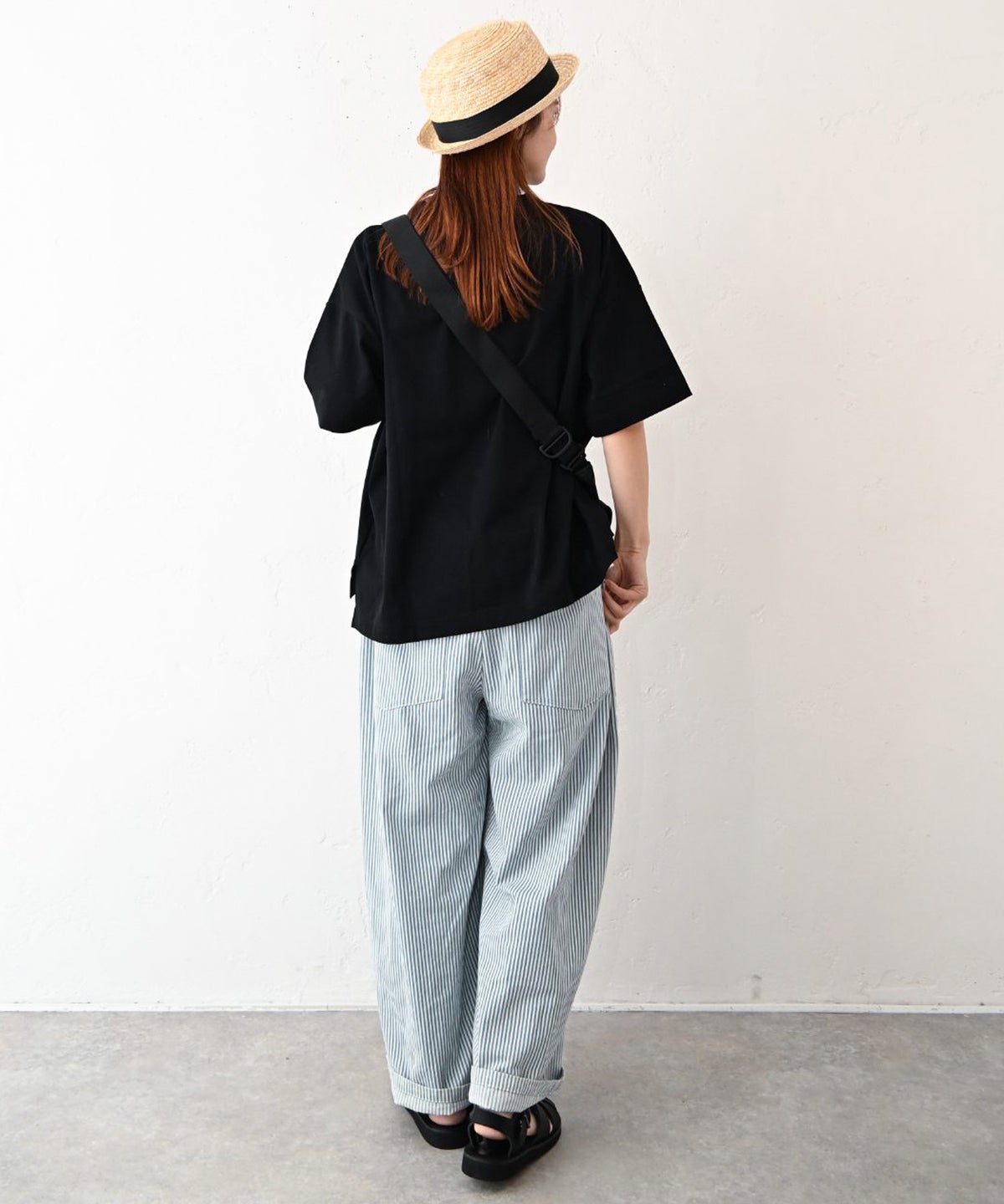 her.｜ドライコットン クルーネックTシャツ [[131354H]][C]