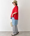 her.｜ドライコットン クルーネックTシャツ [[131354H]][C]