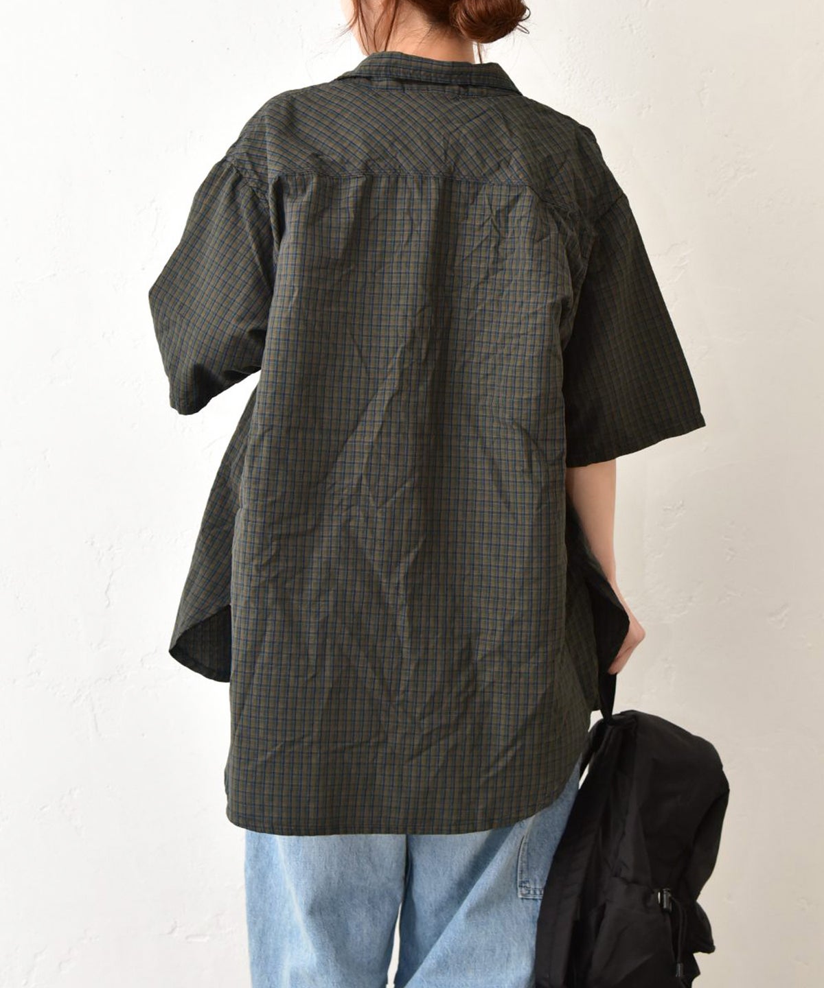  Gives a sense of fullment｜Plaid shirt [[662319]][C]
