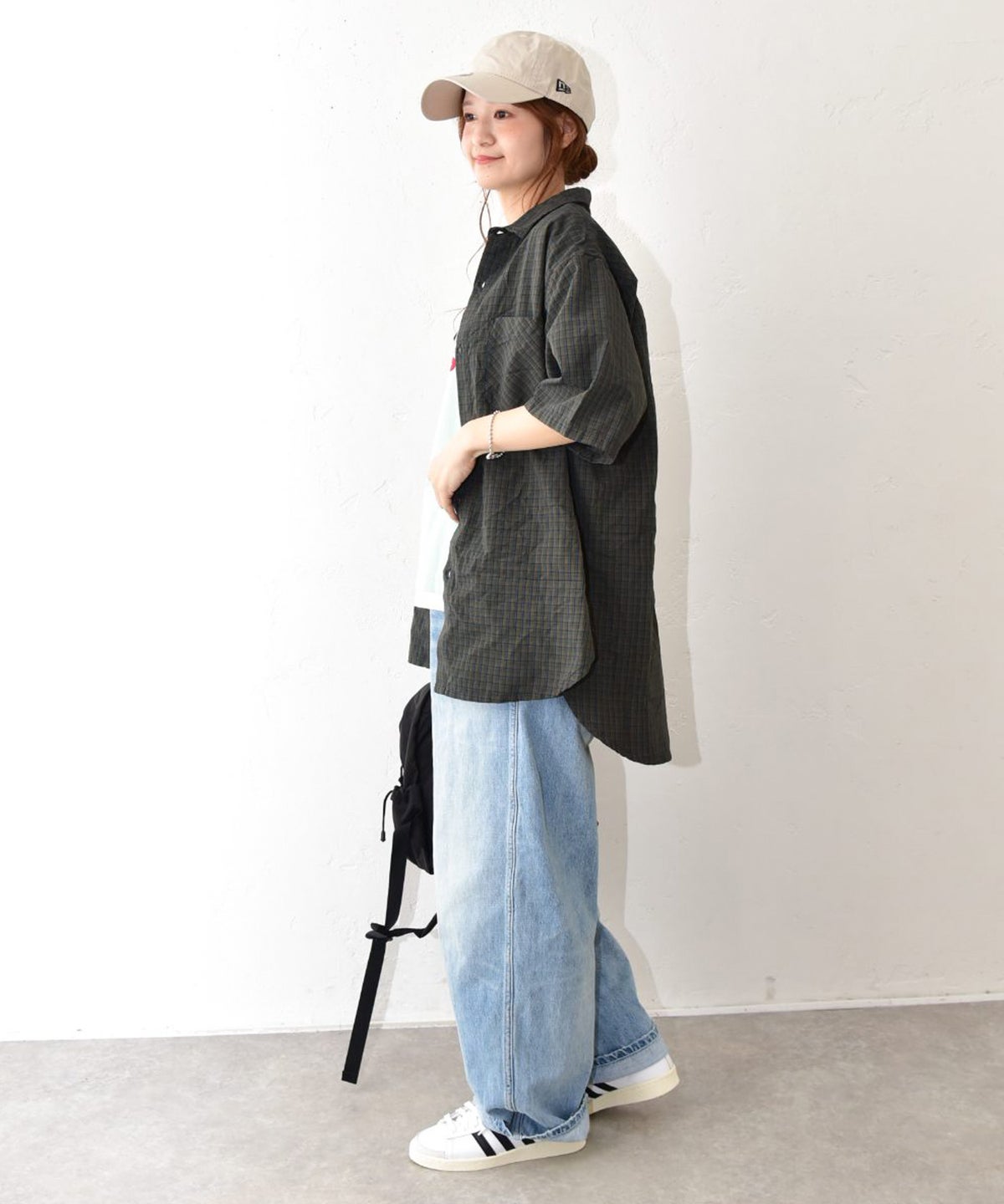  Gives a sense of fullment｜Plaid shirt [[662319]][C]