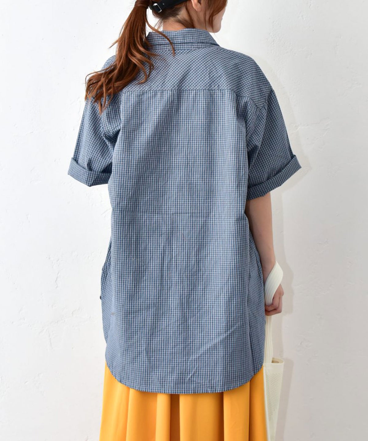  Gives a sense of fullment｜Plaid shirt [[662319]][C]