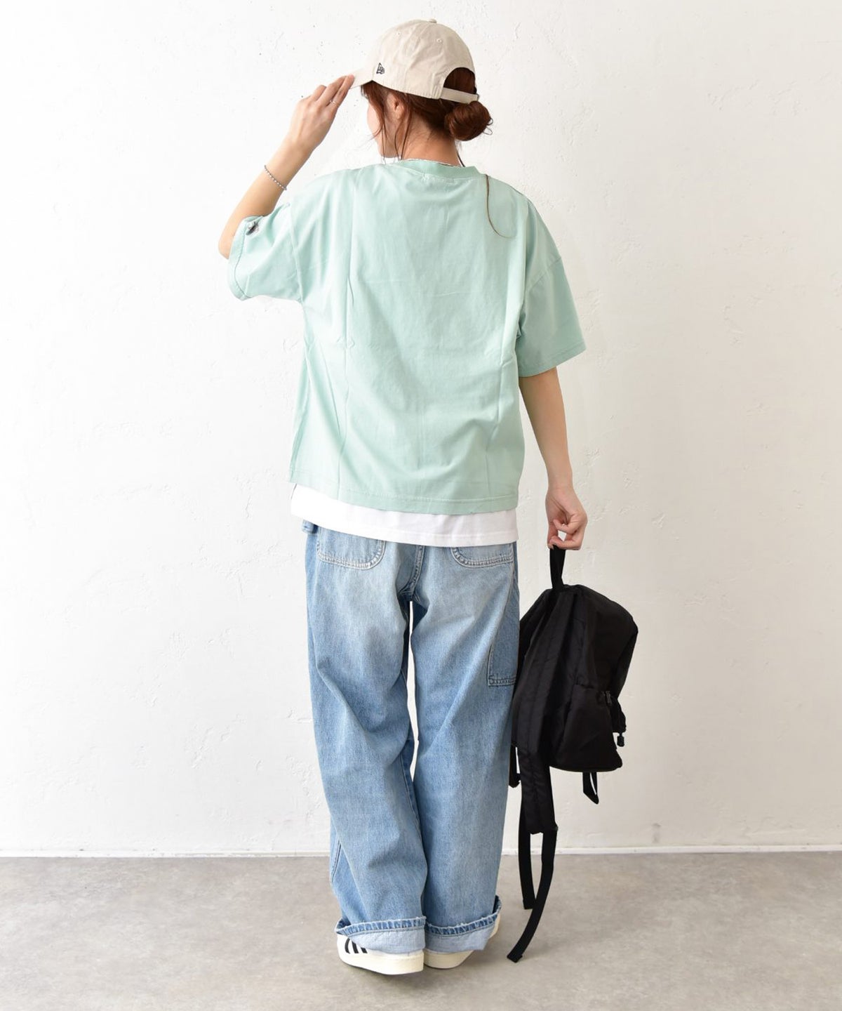 Gives a sense of fullment｜カリーパワーワイドTee [[862339]][C]