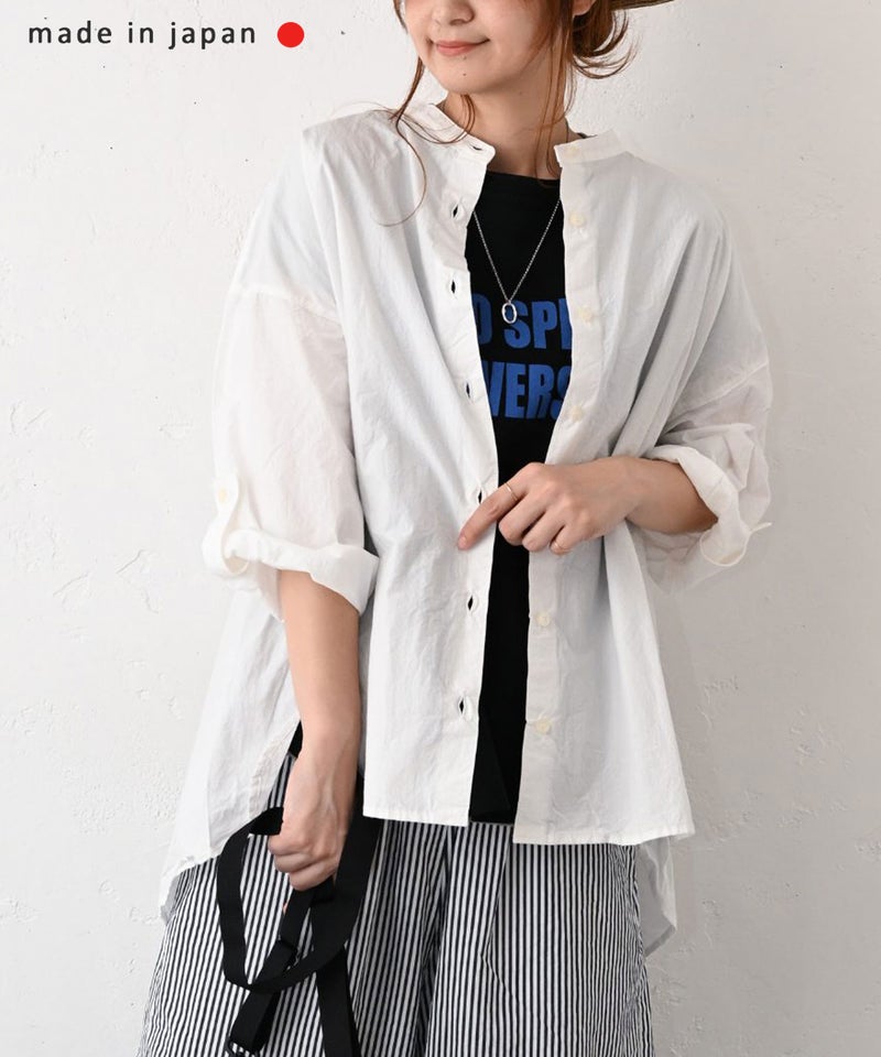 BLUE LAKE MARKET｜ロールアップシャツ [[SA-37019]][C]