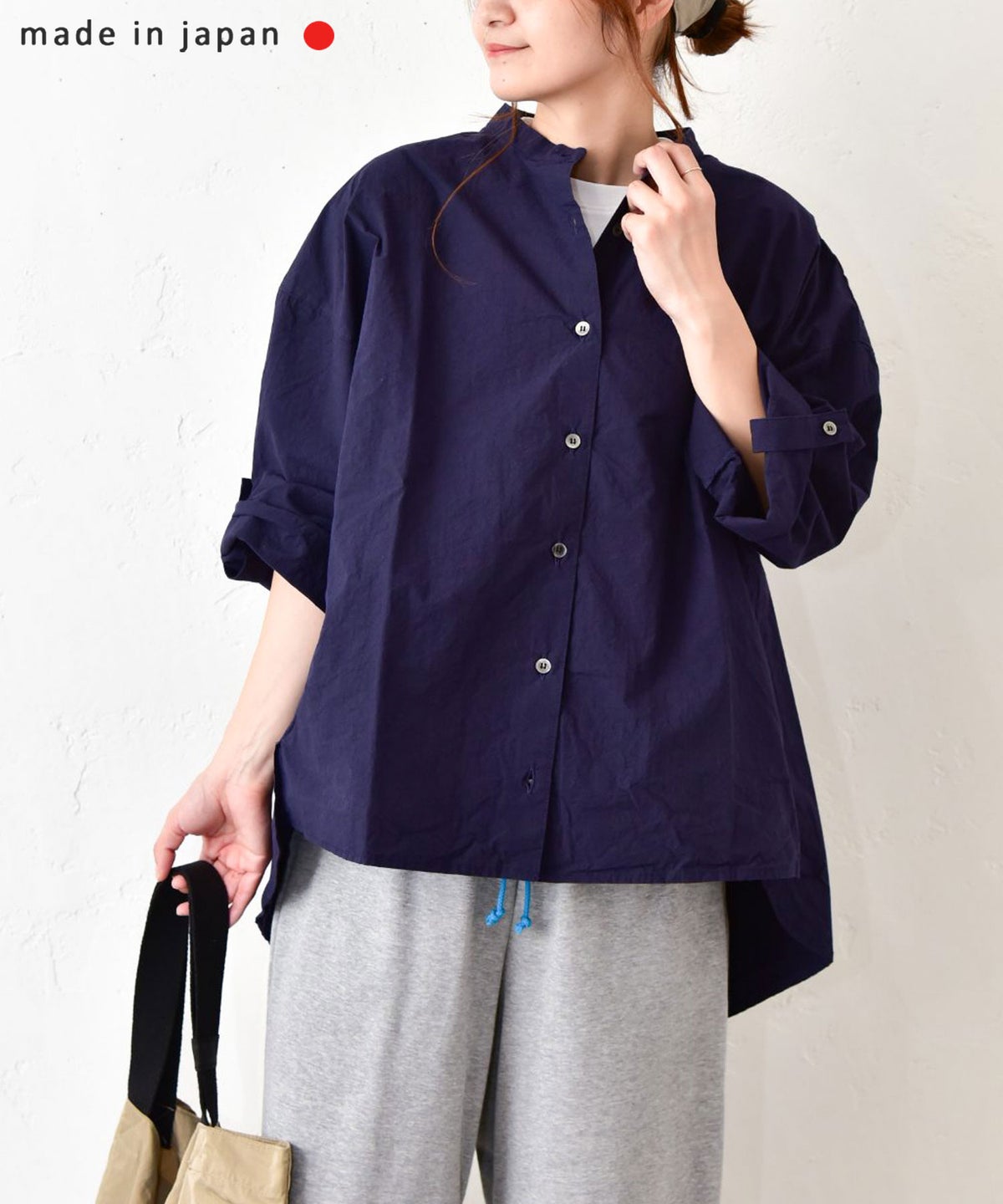 BLUE LAKE MARKET｜ロールアップシャツ [[SA-37019]][C]